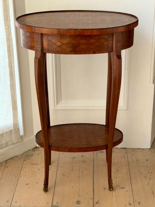 19TH CENTURY FRENCH MARQUETRY TABLE ESCALIER DE CRISTAL PARIS - ADDITIONAL PHOTO 10