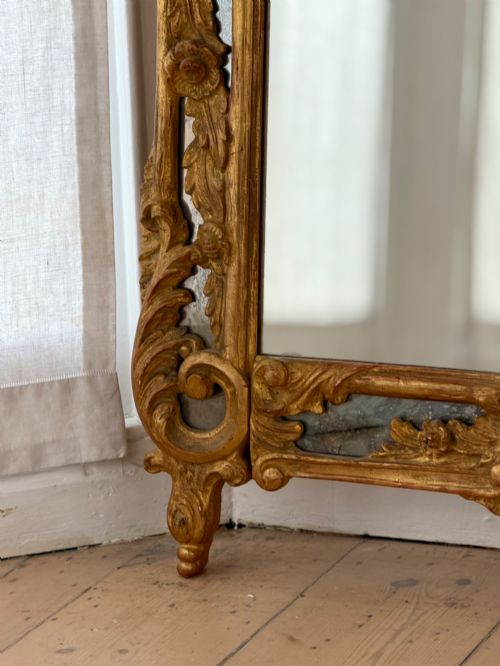 19TH CENTURY FRENCH GILTWOOD MIRROR - ADDITIONAL PHOTO 5