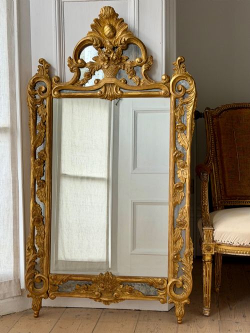 19TH CENTURY FRENCH GILTWOOD MIRROR - ADDITIONAL PHOTO 6