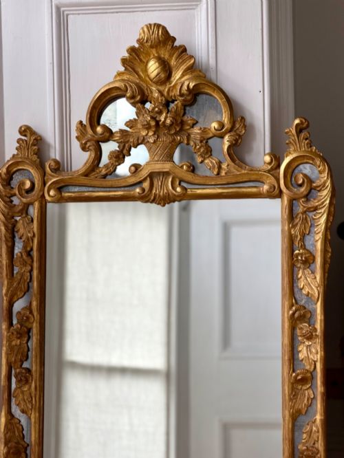 19TH CENTURY FRENCH GILTWOOD MIRROR - ADDITIONAL PHOTO 8