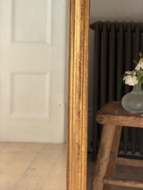 ANTIQUE FRENCH GILT LOUIS PHILIPPE MIRROR C1860 - ADDITIONAL PHOTO 5