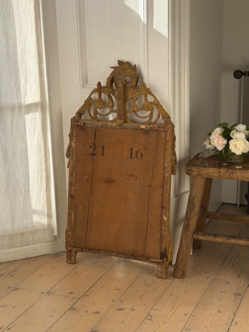 18TH CENTURY FRENCH GILT MARRIAGE MIRROR - ADDITIONAL PHOTO 12