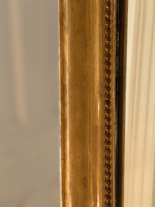 ANTIQUE FRENCH GILT LOUIS PHILIPPE MIRROR C1860 - ADDITIONAL PHOTO 6