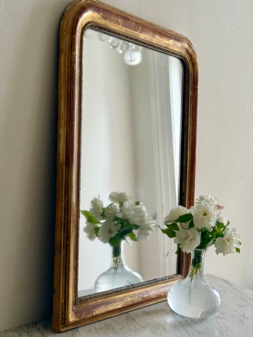 Antique French Gilt Louis Philippe Mirror C1800.