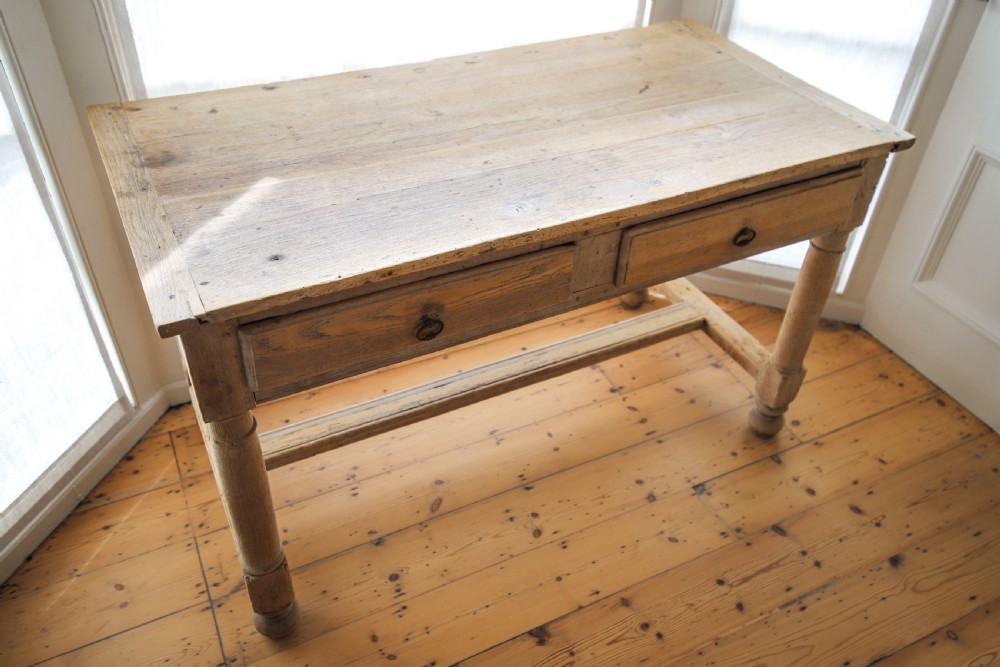 18th century French oak farmhouse table View VII