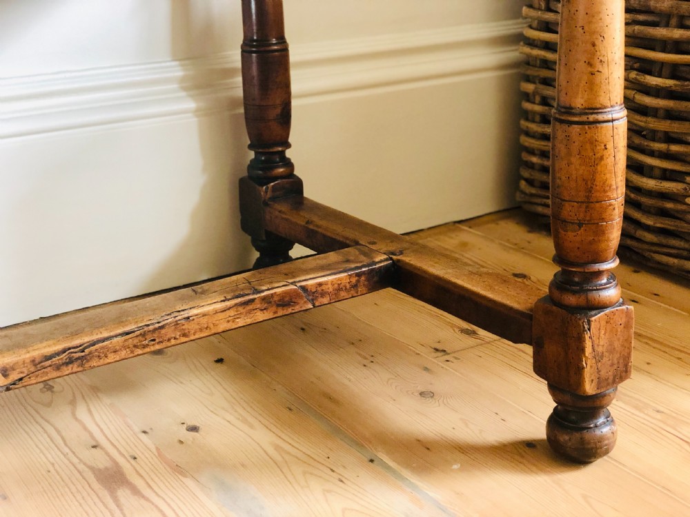 19th century French antique farmhouse table View VII