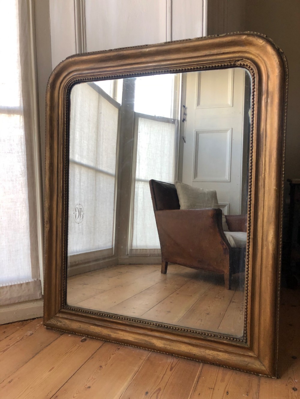 French antique Louis Philippe mirror c1860