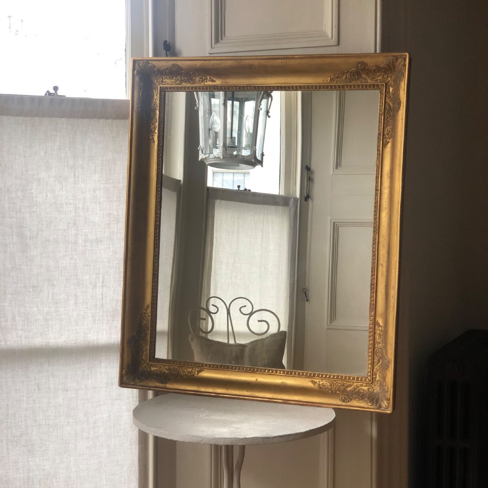 Antique French gilt mirror 