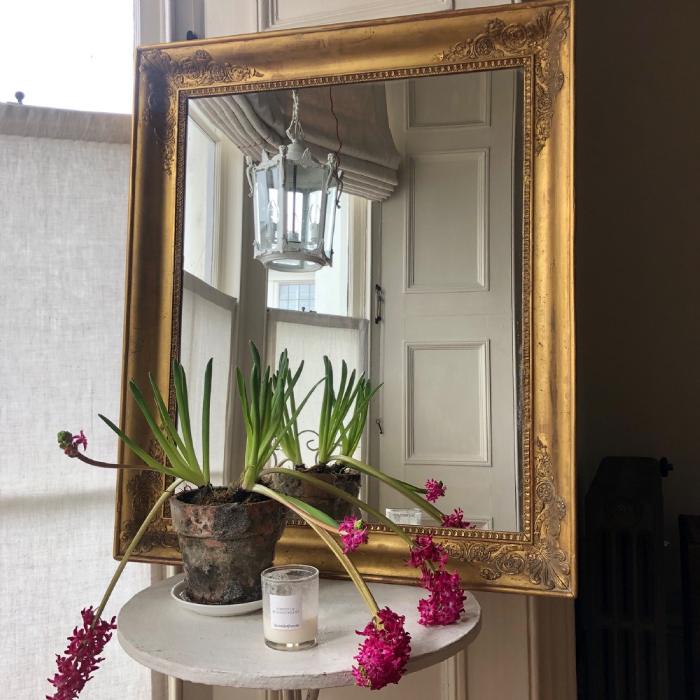 Antique French gilt mirror  View IV