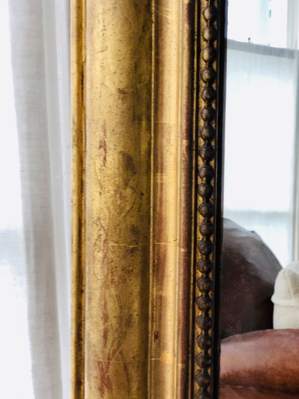 Large French antique gilt overmantel - Louis Philippe View III