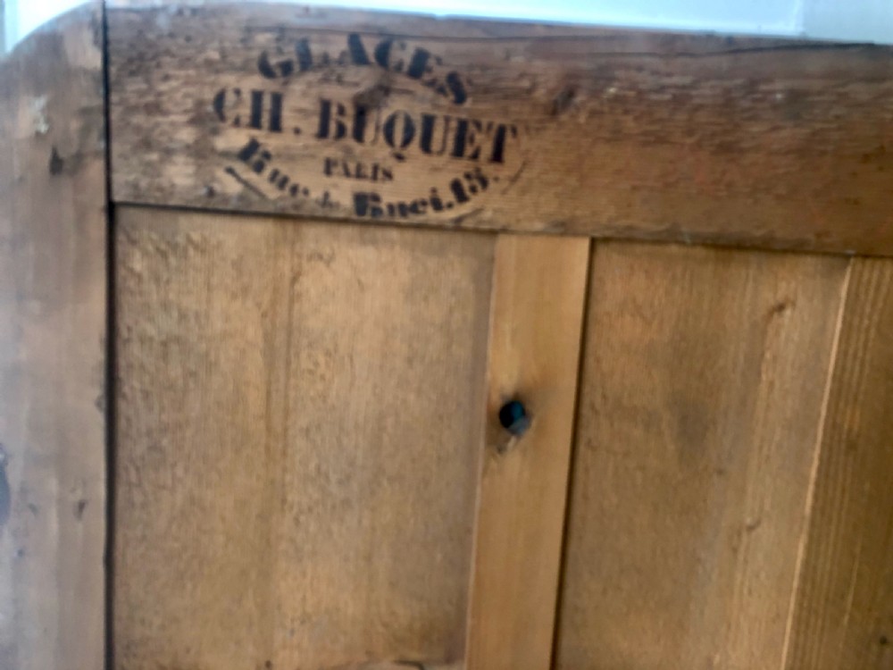 Wide antique French Louis Philippe mirror / overmantel View VI