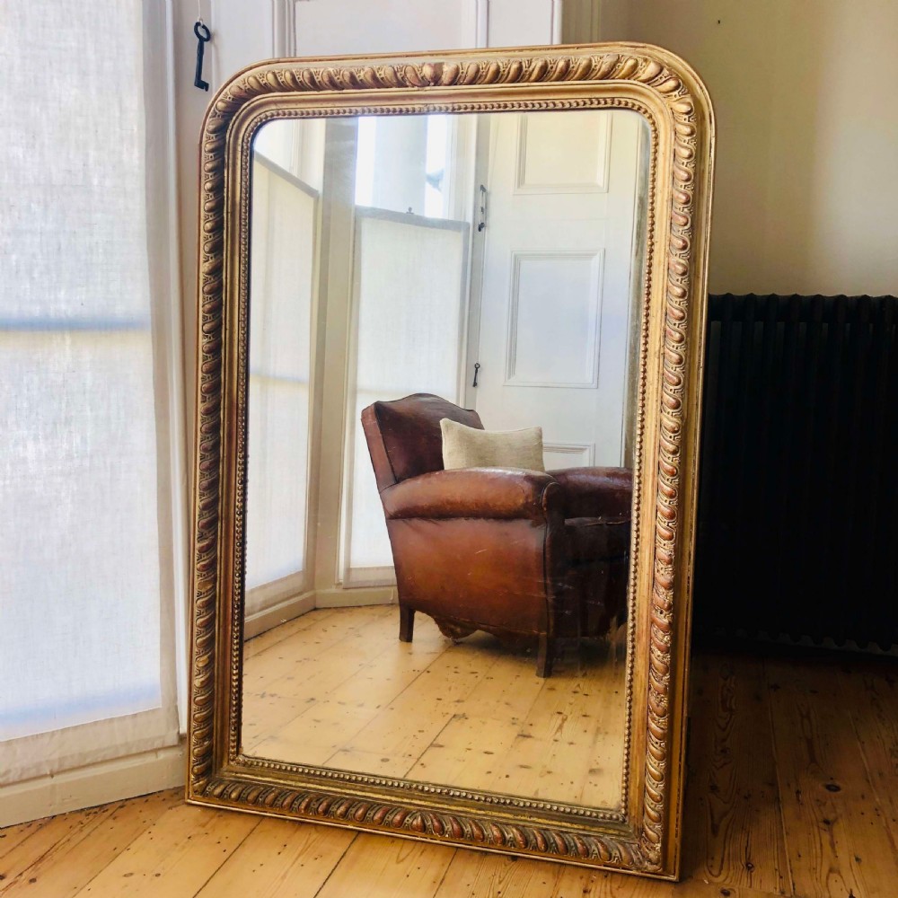 19th century French gilt Louis Philippe mirror
