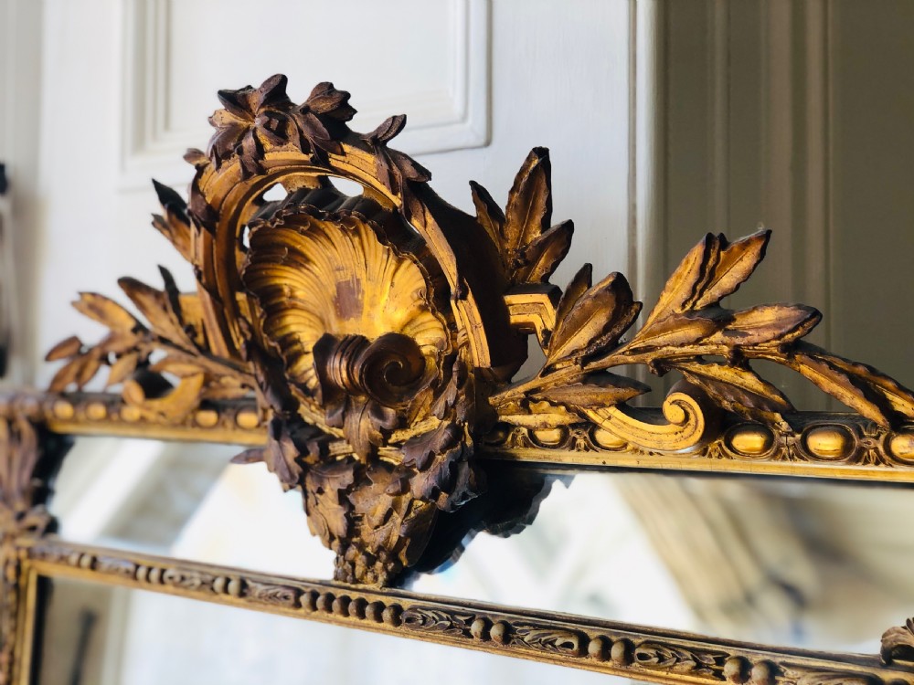 19th century French antique gilt leaner View II