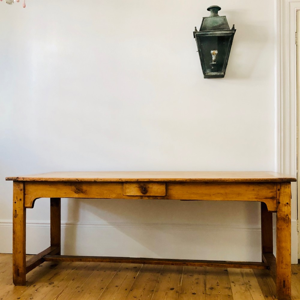 19th century antique French farmhouse table View IV