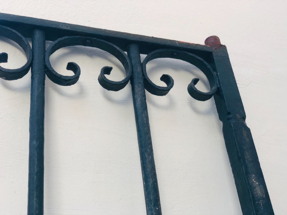 19th century French antique cast iron gate c1850 View IV
