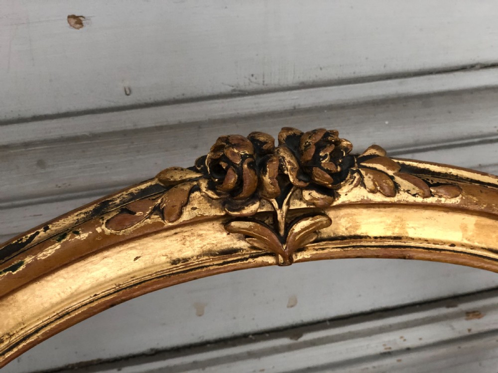 Antique French Louis XVI gilt chairs  View II