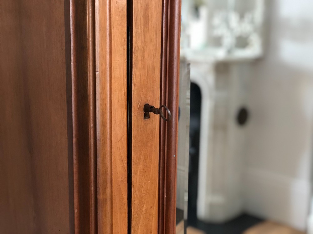 Antique French armoire linen press View IV