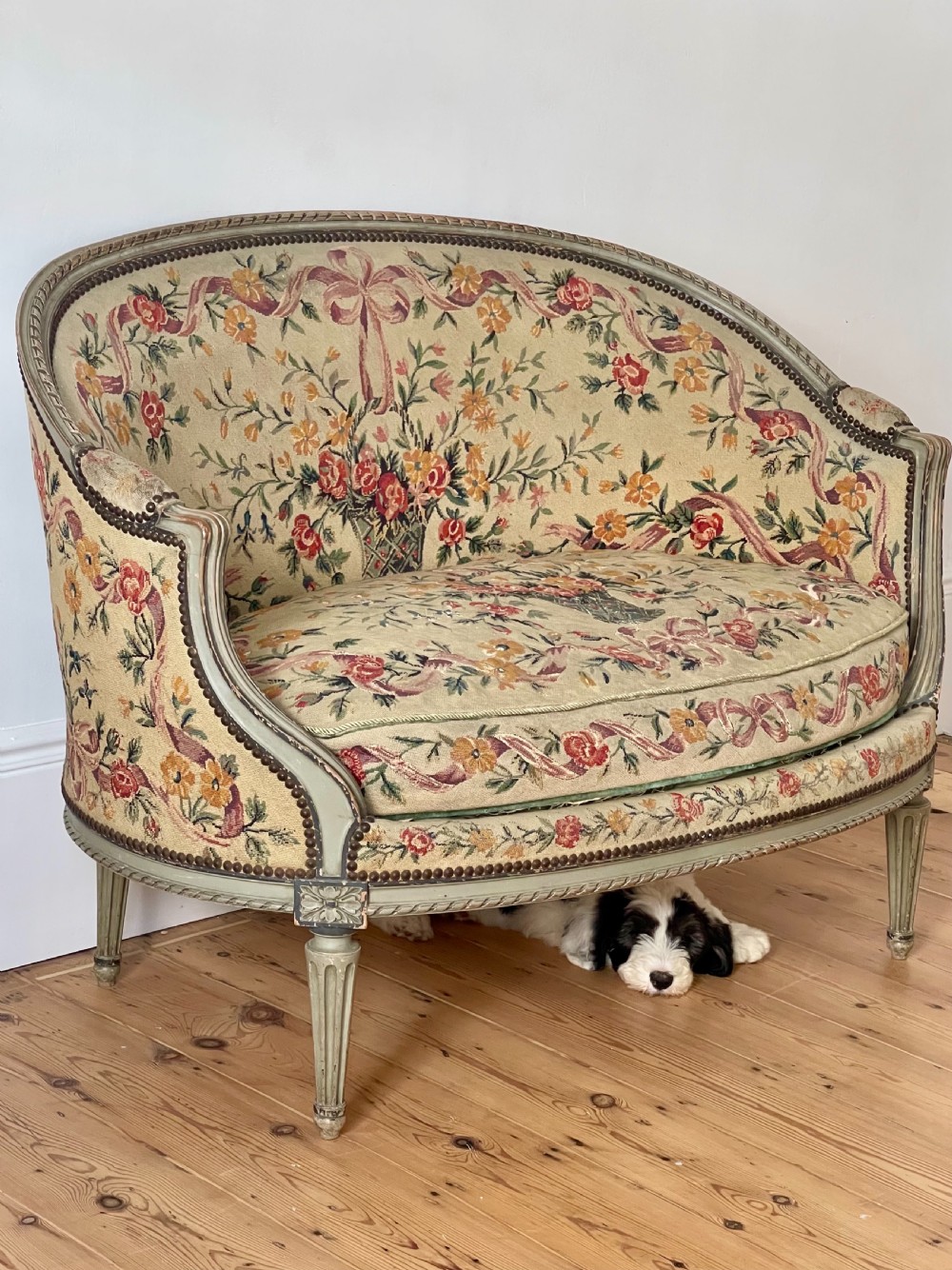 Antique French Louis XVI sofa 