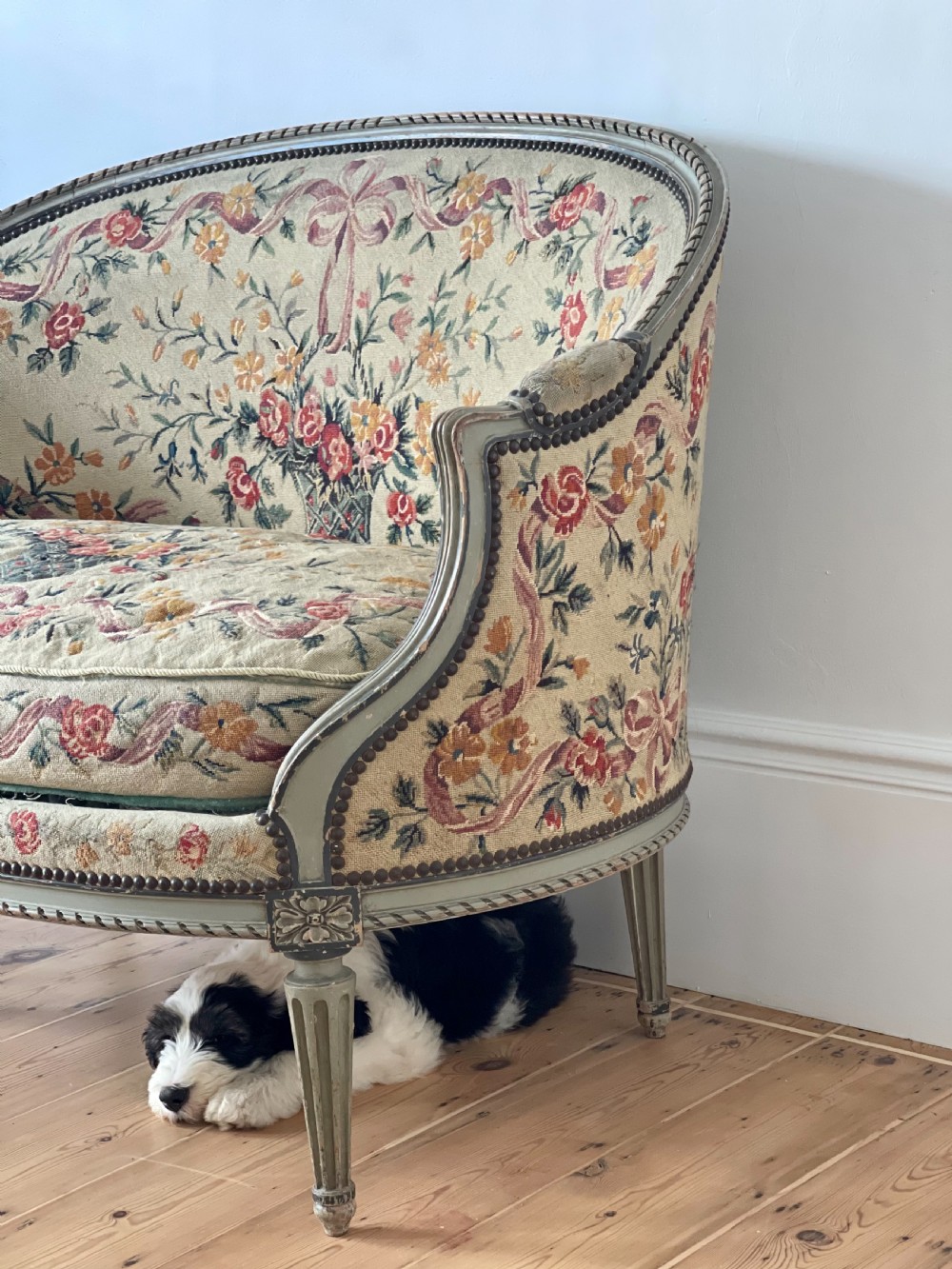 Antique French Louis XVI sofa  View IV