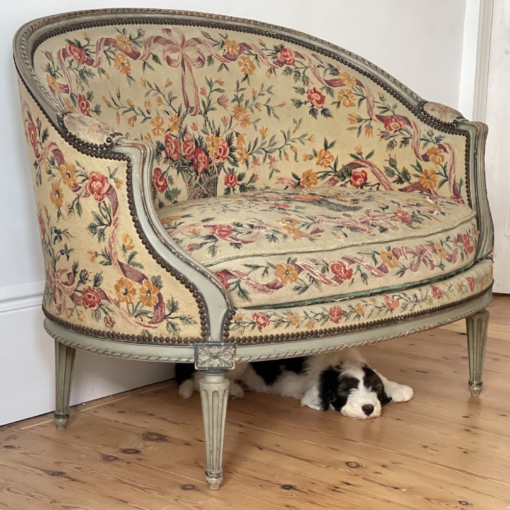 Antique French Louis XVI sofa  View V