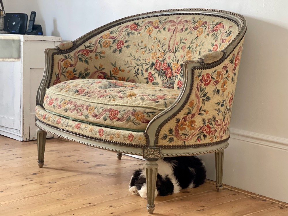 Antique French Louis XVI sofa  View VI