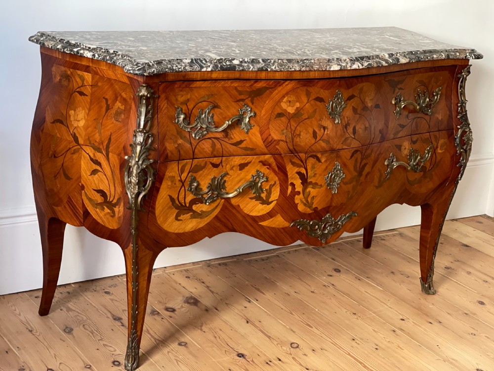 Large antique French commode chest of drawers View II