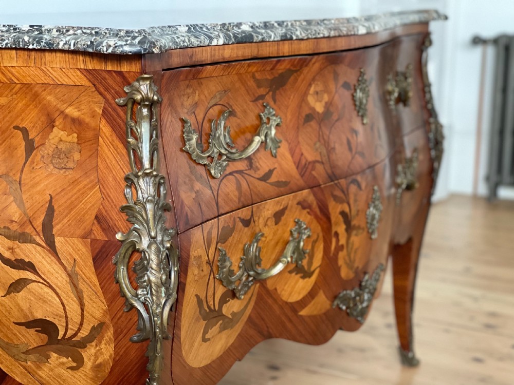 Large antique French commode chest of drawers View III