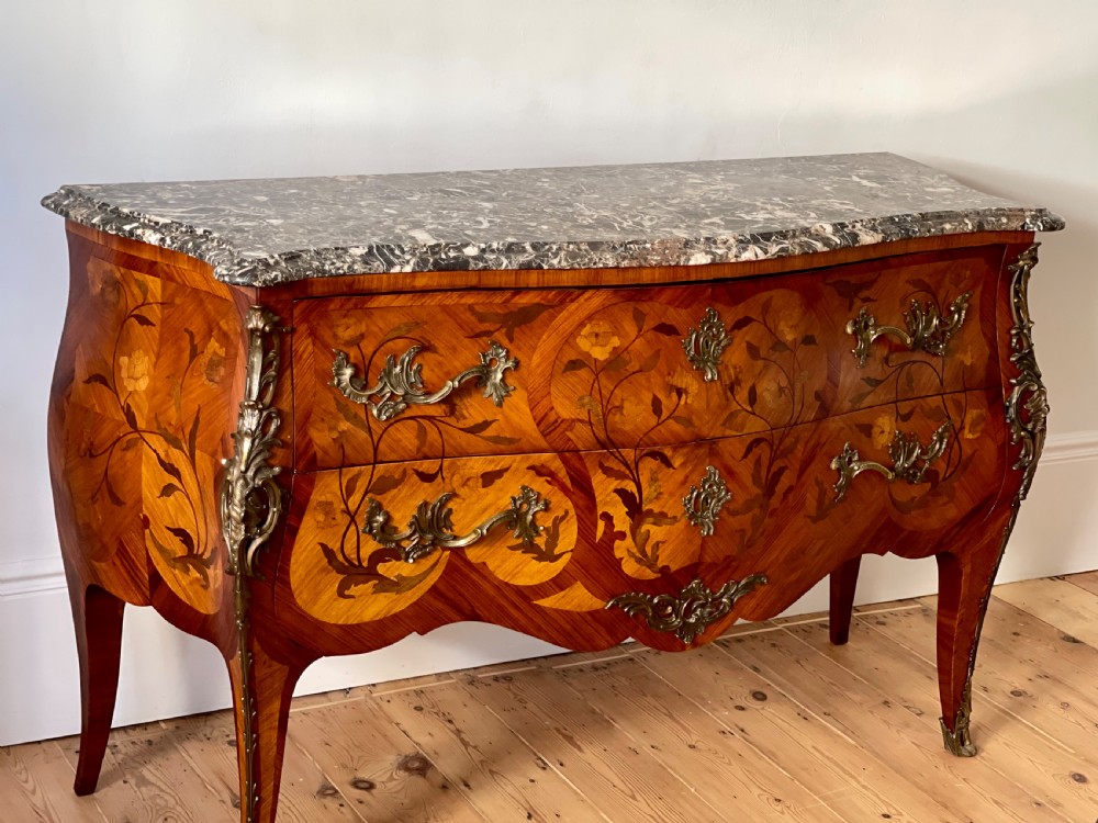 Large antique French commode chest of drawers View IV