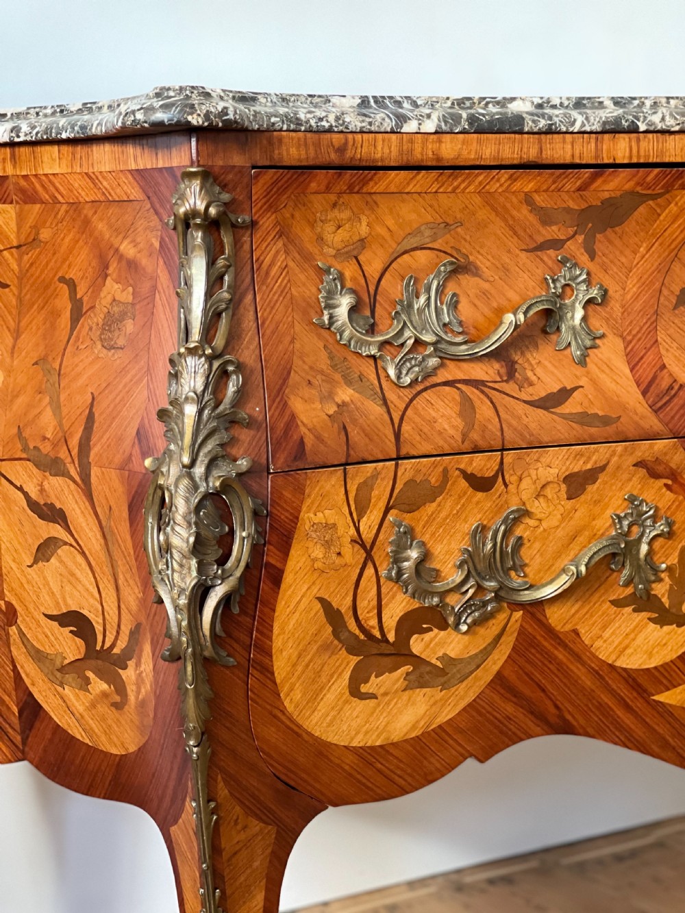 Large antique French commode chest of drawers View VII
