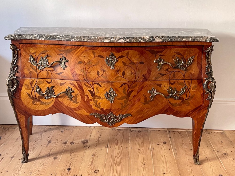 Large antique French commode chest of drawers View VIII