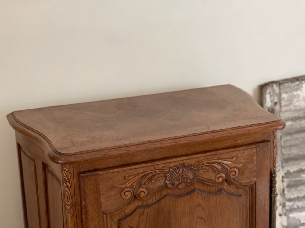 Antique French oak Louis XV cupboard View VII