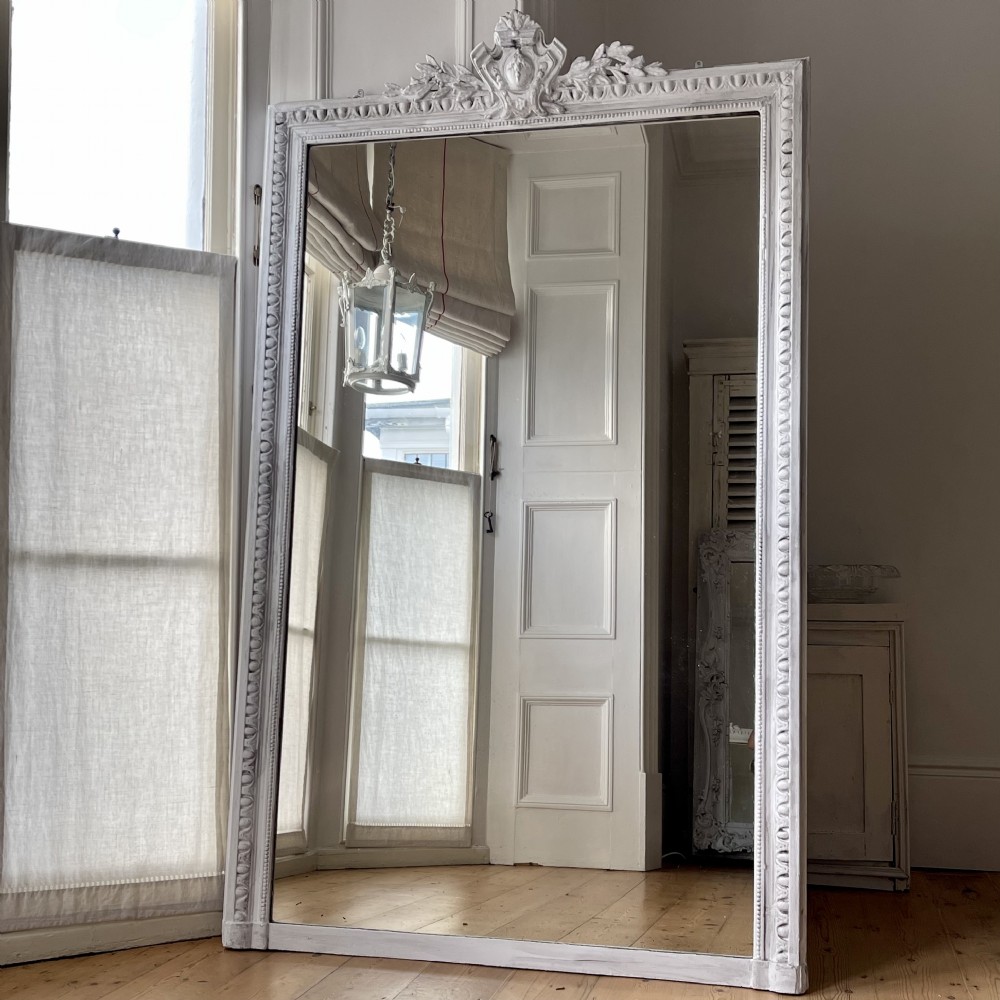 19th century French leaner mirror  View V