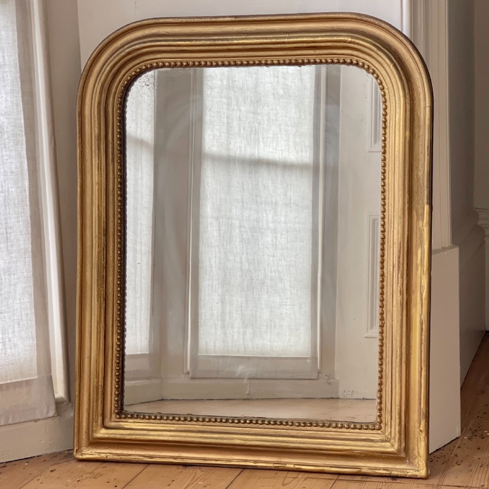 Antique French gilt Louis Philippe mirror