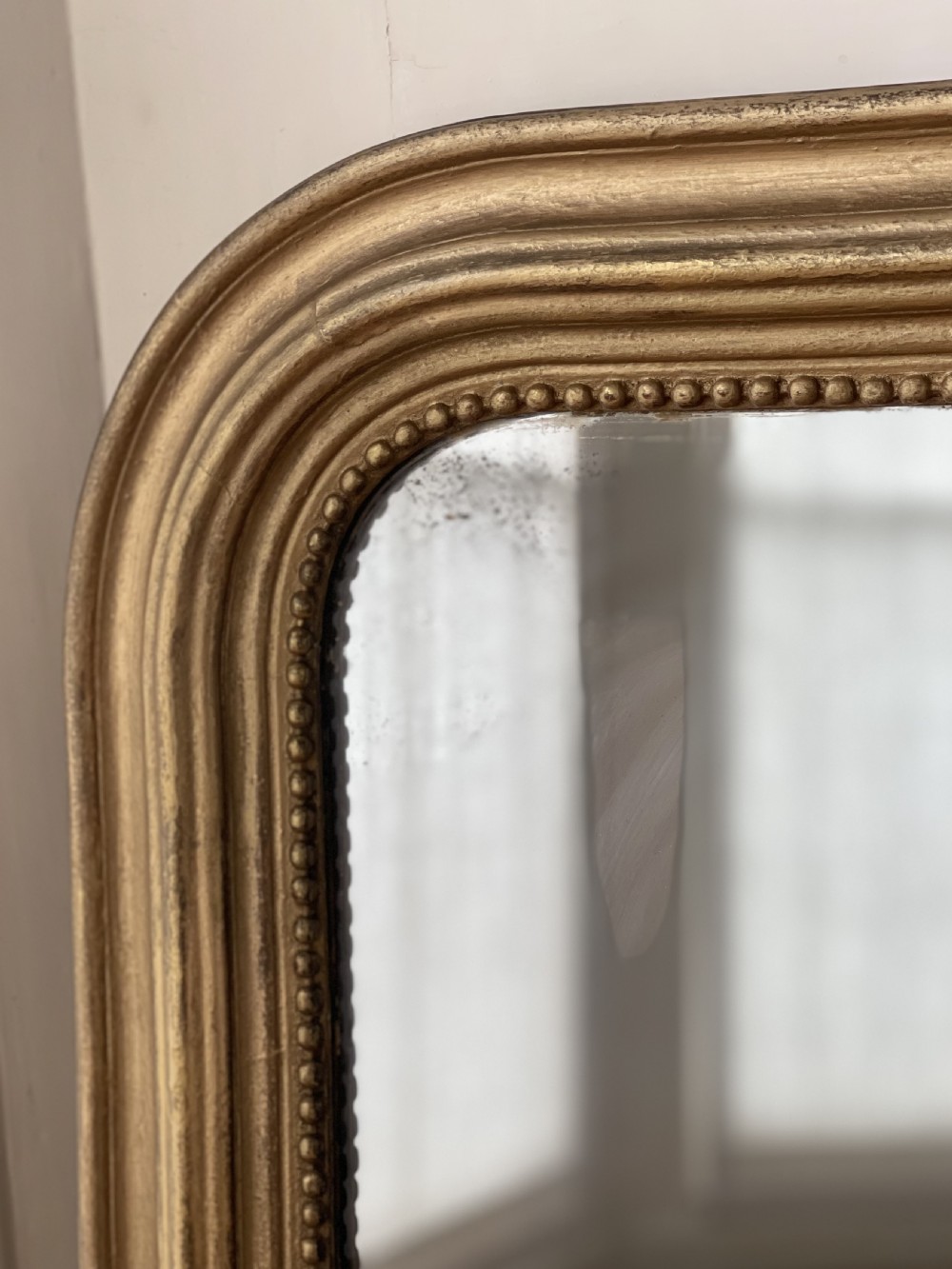 Antique French gilt Louis Philippe mirror View II