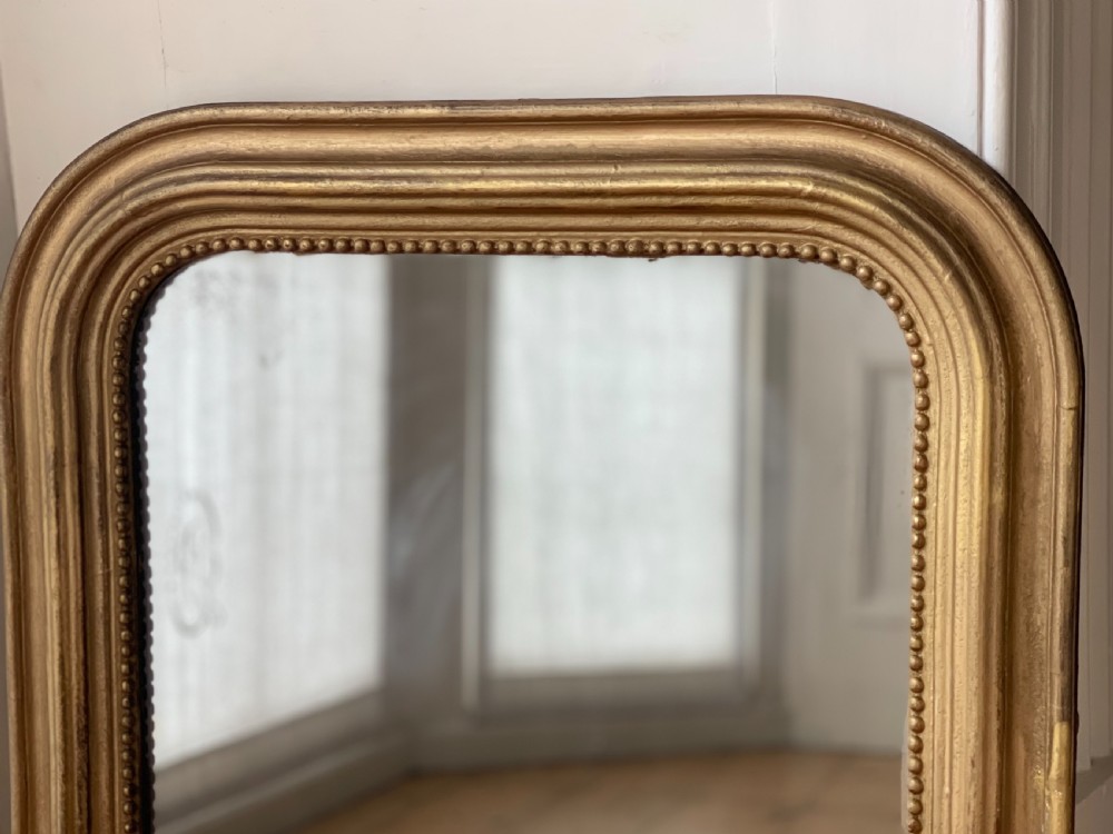 Antique French gilt Louis Philippe mirror View III