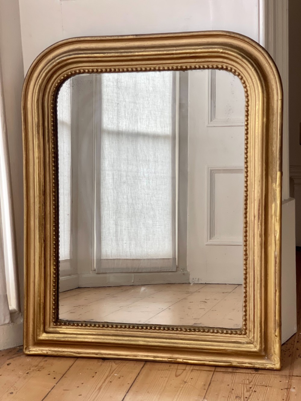 Antique French gilt Louis Philippe mirror View IV