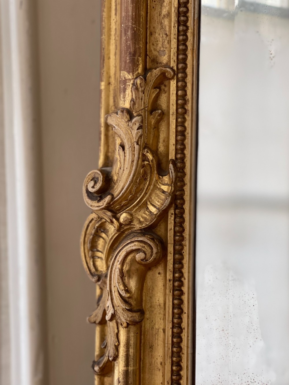 19th century French gilt mirror View IV