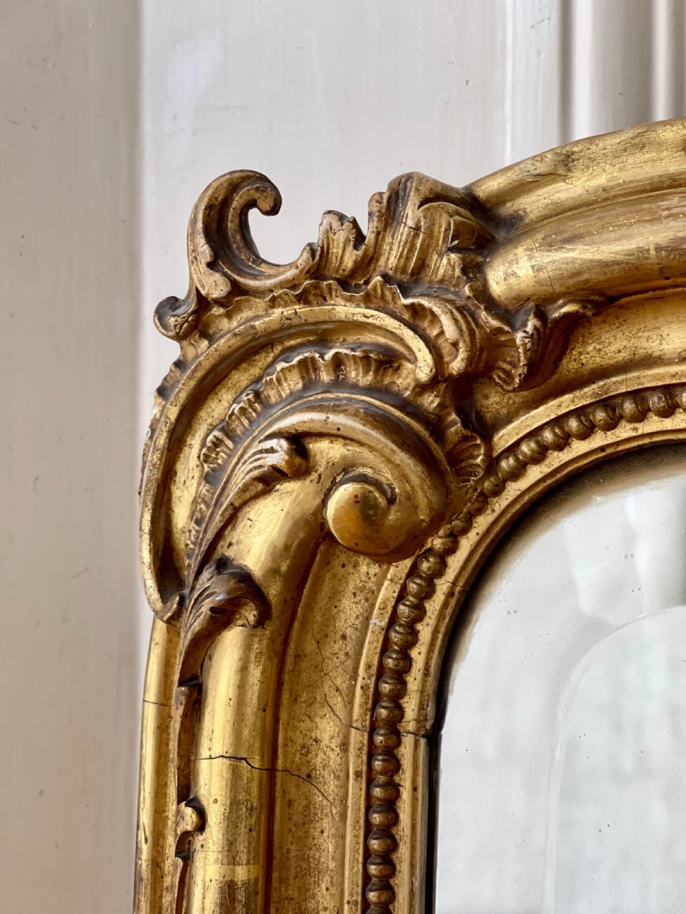 19th century French gilt mirror View V