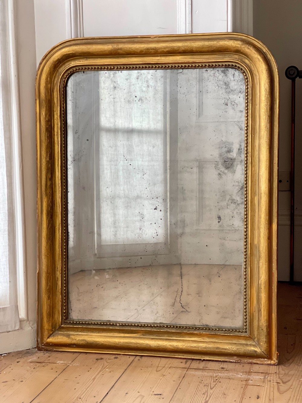 19th century French gilt Louis Philippe mirror 