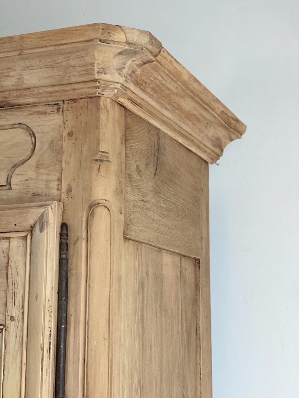 19th century French armoire with hanging rail View V