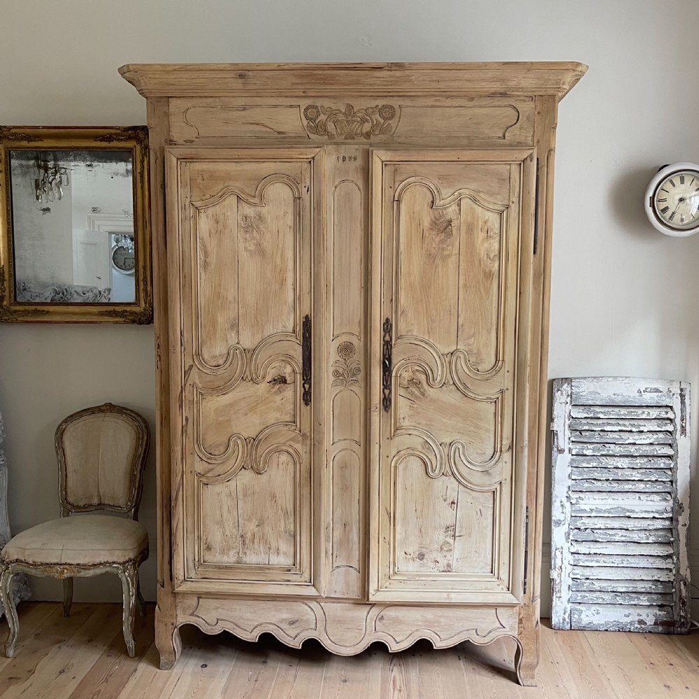 19th century French armoire with hanging rail View VII