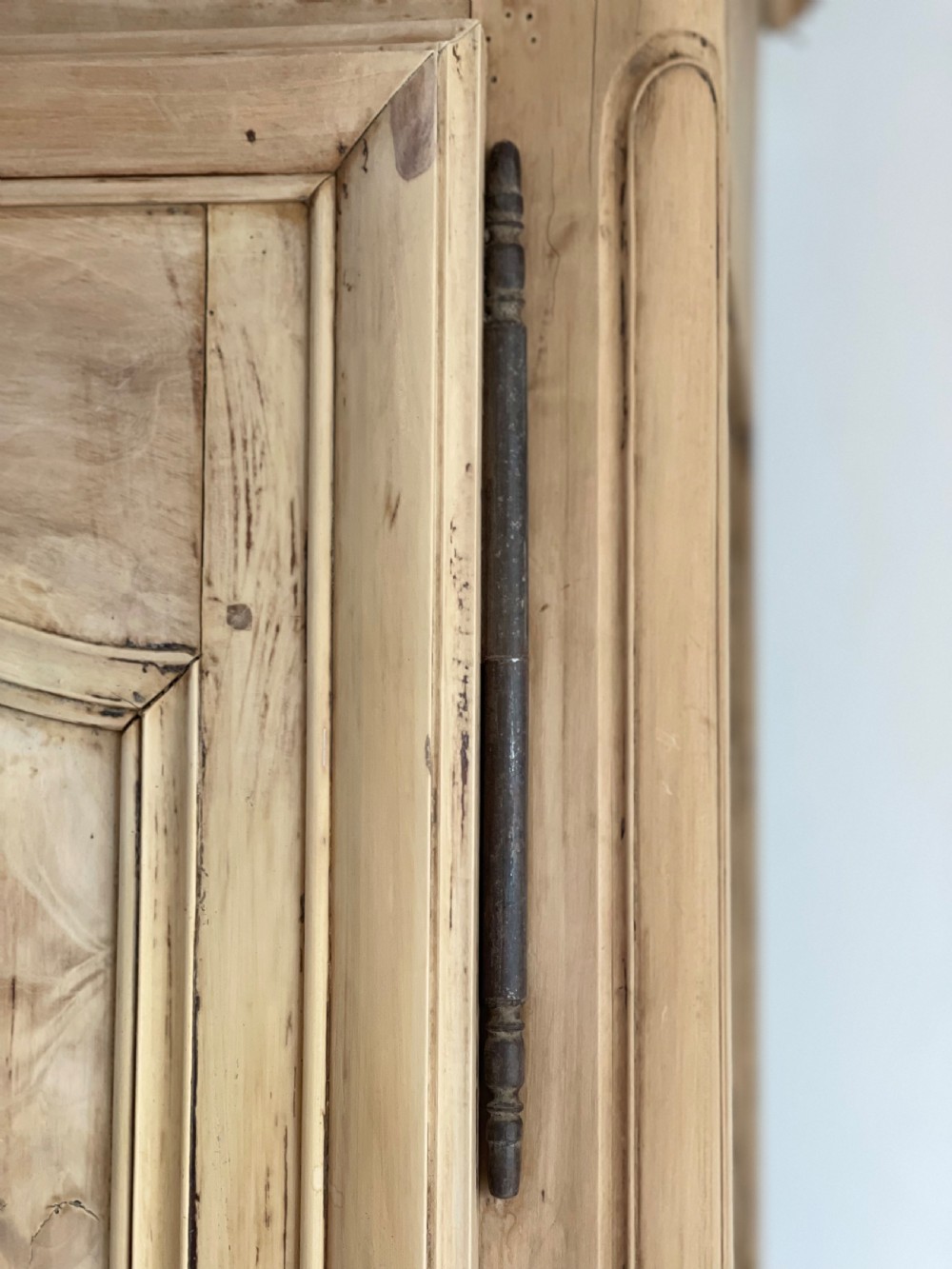 19th century French armoire with hanging rail View X