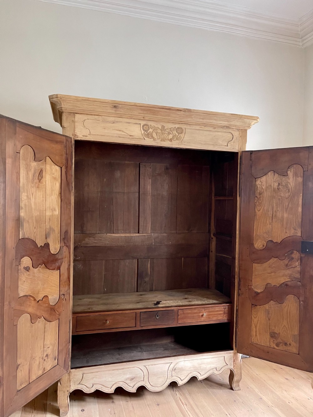19th century French armoire with hanging rail View XIII