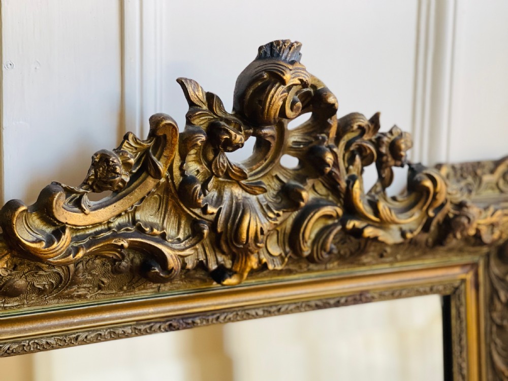 Antique French Louis XV mirror - bevelled glass View II
