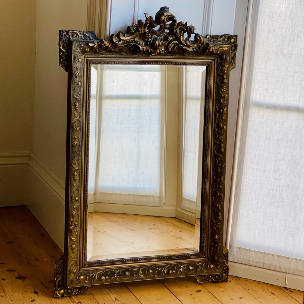 Antique French Louis XV mirror - bevelled glass View IV