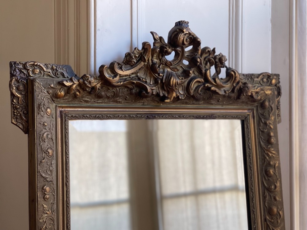 Antique French Louis XV mirror - bevelled glass View V