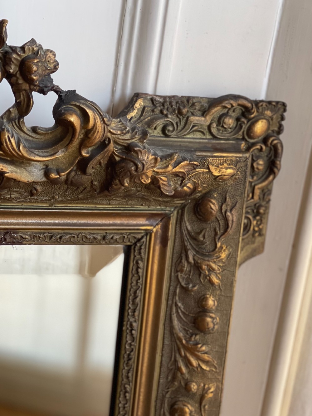 Antique French Louis XV mirror - bevelled glass View VI