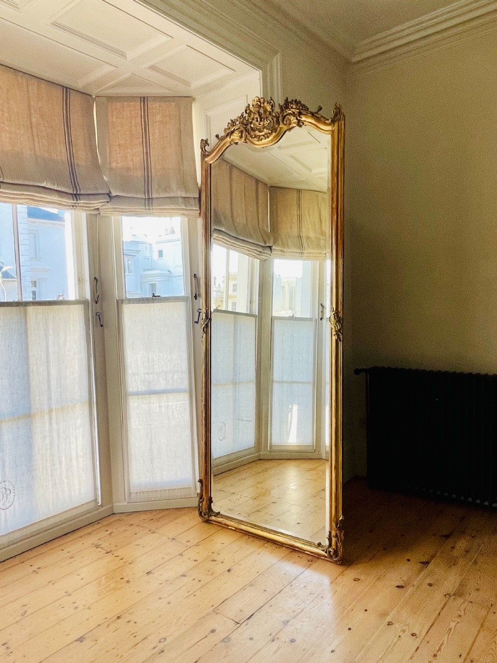 19th century French gilt Louis XV mirror View III