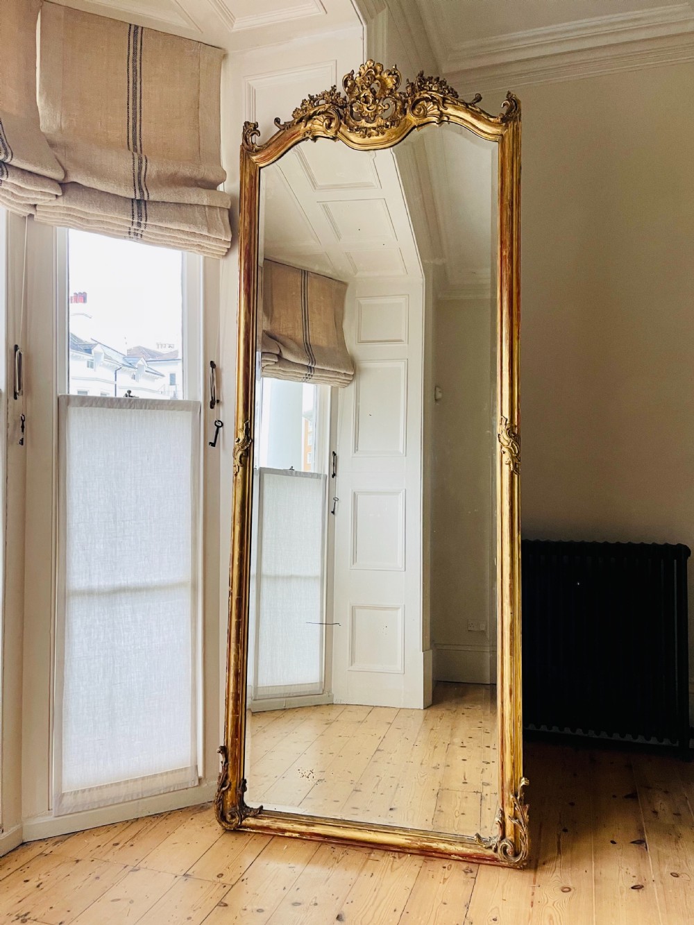 19th century French gilt Louis XV mirror View VII