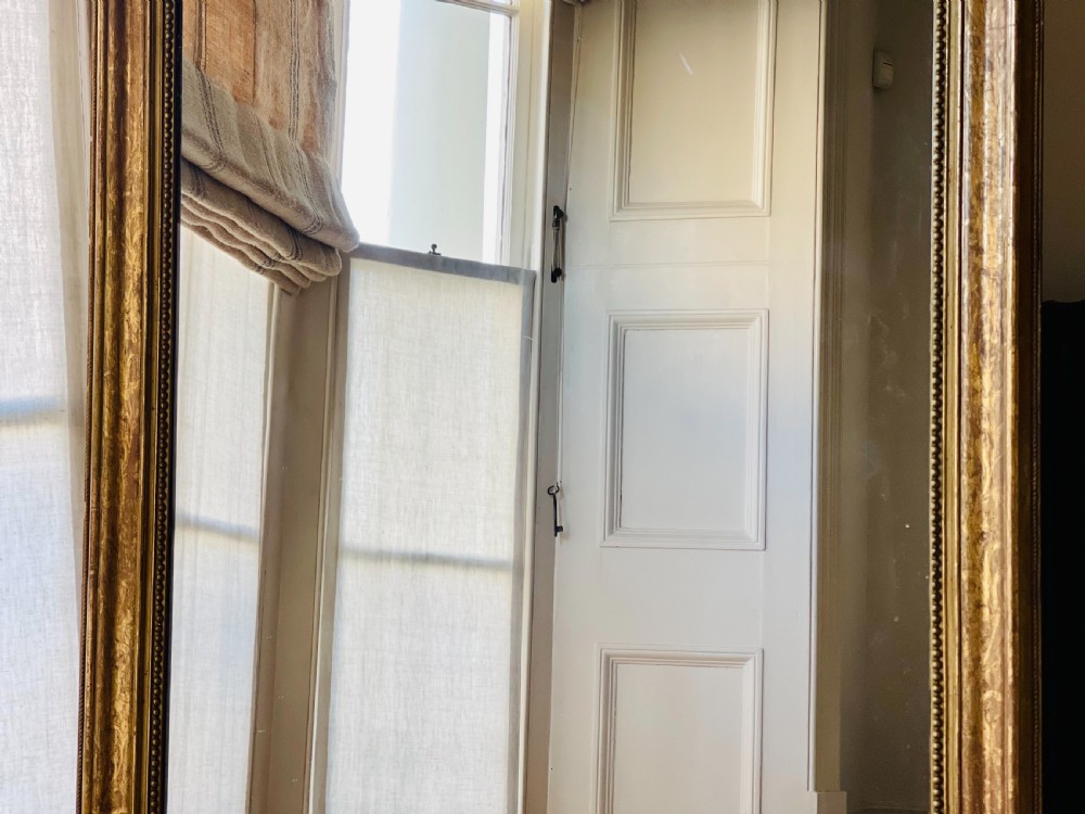 Antique French gilt Louis Philippe mirror c1850 View VI